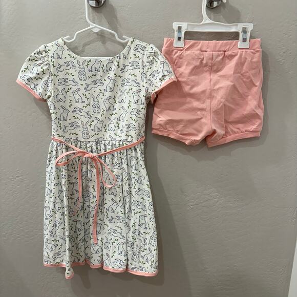 Girl August All Ears Knit Bunny Dress - Picture 6 of 8